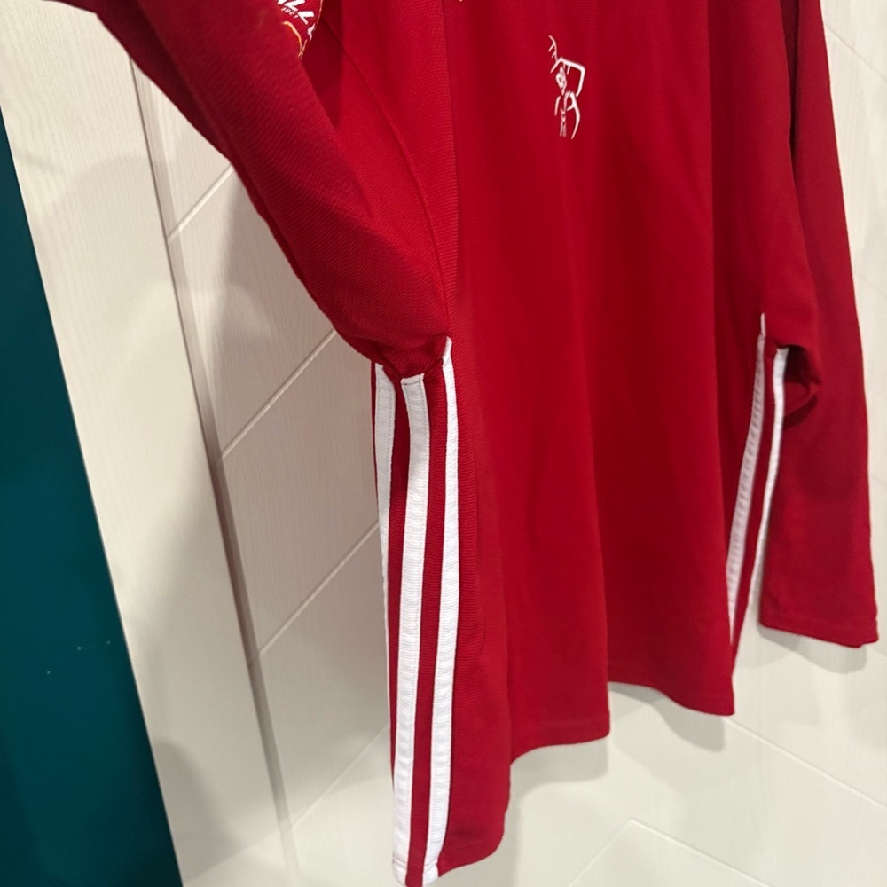 Adidas Wayne Gretzky 99 Hockey School Red Jersey Practice Shirt‎ Large XL P2P 27 - Picture 3 of 7